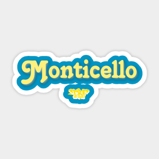 Monticello 11 Sticker